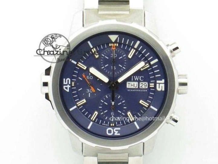 MIROTIME 0429 Portofino 37mm SS V7F 1:1 Best Edition Blue Dial Diamonds Bezel on Blue Leather Strap A Chic 7093